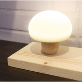 Wooden Mushroom Night Light